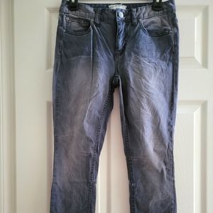 Free People Gray Velvet feel Back Zip Pants size 27